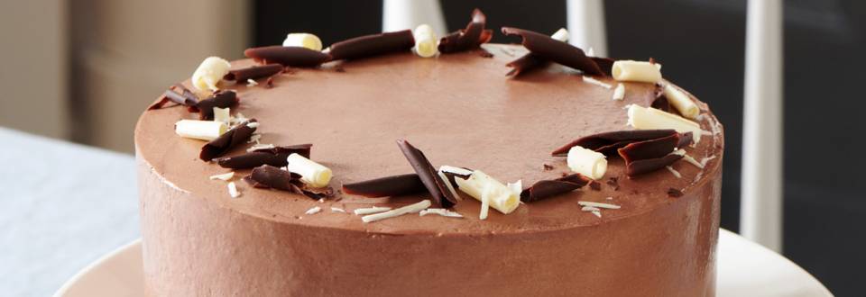 Тройно шоколадова торта с маскарпоне